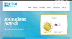 Desktop Screenshot of cedial.com.br